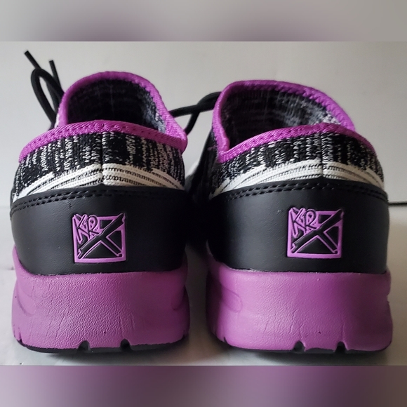 KR Strikeforce Jazz Womens Black Purple Bowling Shoes - Size 8 - Picture 6 of 7